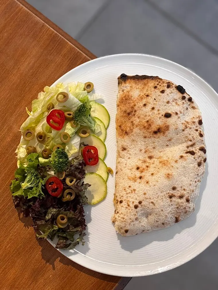 Bread with Labneh & Vegetables